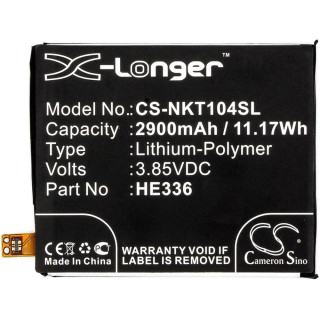 Bateria do Nokii 5, 2900 mAh