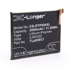 Bateria do Alcatela A30 Fierce / OT-5049S, 3000 mAh Bateria do Alcatela A30 Fierce / OT-5049S, 3000 mAh
