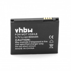 Bateria do Motoroli C257 / C261 / L6 / E8, 600 mAh Bateria do Motoroli C257 / C261 / L6 / E8, 600 mAh