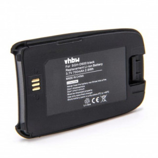 Bateria do Samsunga SGH-D600, Czarna, 700 mAh