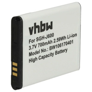 Bateria do Samsunga SGH-J600 / SGH-L600 / SGH-M600, 700 mAh Bateria do Samsunga SGH-J600 / SGH-L600 / SGH-M600, 700 mAh