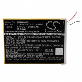 Bateria do Alcatel One Touch Pixi 3 7.0, 2800 mAh