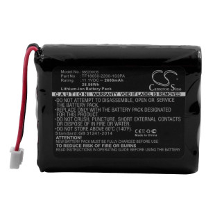 Bateria do Marshall Stockwell, 2600 mAh