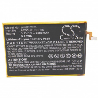 Bateria do Archos 55 Helium Ultra, 2500 mAh