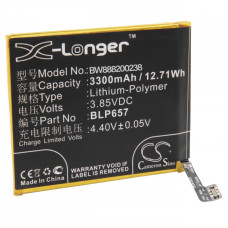 Bateria do OnePlus 6, BLP657, 3300 mAh