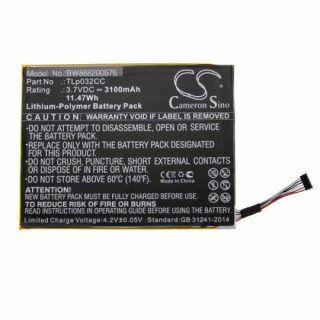 Bateria do Alcatel One Touch Pixi 8 8.0 3G, 3100 mAh
