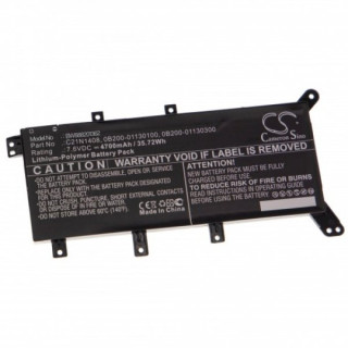 Bateria do Asusa X555 / F555 / C21N1347, 4700 mAh Bateria do Asusa X555 / F555 / C21N1347, 4700 mAh