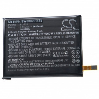 Bateria do LG Q7 / Q7 Alpha / Q7 Plus, 2600 mAh
