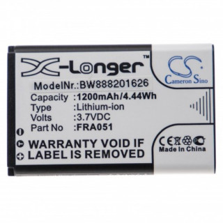 Bateria do AVM Fritz!Fon C6, 1200 mAh Bateria do AVM Fritz!Fon C6, 1200 mAh