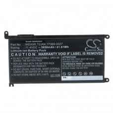 Bateria do Dell Inspiron 5378 / Latitude 3490, WDX0R, 3650 mAh