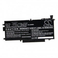 Bateria do Dell Latitude 5289 / Latitude 7390, 3850 mAh