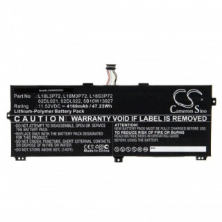 Bateria do Lenovo ThinkPad X390 Yoga, 4100 mAh