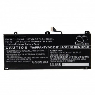 Bateria do Chromebooka HP X360 14-B, 4750 mAh