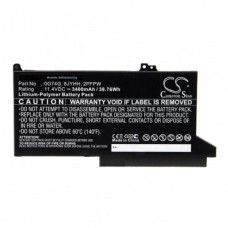 Bateria do Dell Latitude 12 7280 / 12 7480 / 12 5300, 3400 mAh