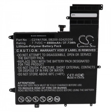Bateria do Asus ZenBook Flip S UX370UA, C21N1706, 4900 mAh