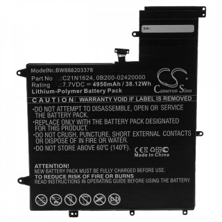 Bateria do Asus ZenBook Flip S UX370UA, C21N1624, 4950 mAh