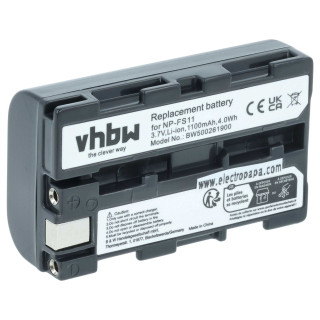 Bateria NP-FS20 / NP-FS21 do Sony CCD-CR1 / DCR-PC1 / DSC-F55K, 1100 mAh Bateria NP-FS20 / NP-FS21 do Sony CCD-CR1 / DCR-PC1 / DSC-F55K, 1100 mAh