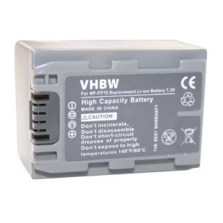 Bateria NP-FP70 / NP-FP71 do Sony DSC-HC1 / DCR-SR1 / DCR-DVD92, 950 mAh