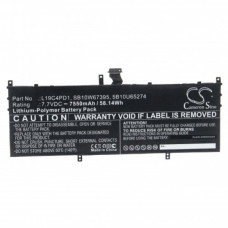 Bateria do Lenovo Yoga C640 13, 7550 mAh