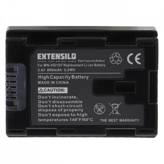 Bateria BN-VG107 do JVC Everio GZ-E100 / GZ-HD500 / GZ-MS110, 890 mAh