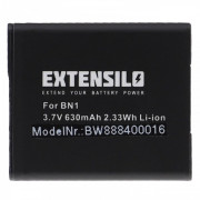 Bateria NP-BN1 do Sony DSC-WX5 / DSC-TX5 / DSC-TX7, 630 mAh