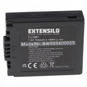 Bateria CGA-S002 do Panasonic Lumix DMC-FZ1 / DMC-FZ5 / DMC-FZ20, 700 mAh