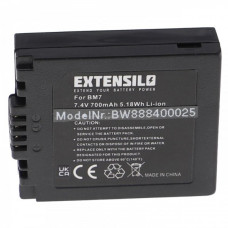 Bateria CGA-S002 do Panasonic Lumix DMC-FZ1 / DMC-FZ5 / DMC-FZ20, 700 mAh