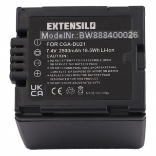Bateria CGA-DU14 / CGA-DU21 do Panasonic NV-GS10 / PV-GS50 / VDR-M30, 2500 mAh
