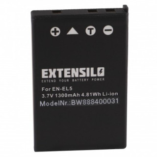 Bateria EN-EL5 do Nikona Coolpix 3700 / 4200 / 5200, 1300 mAh