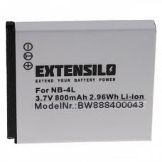 Bateria NB-4L do Canona IXUS 30 / 40 / 50 / 55, 800 mAh