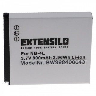 Bateria NB-4L do Canona IXUS 30 / 40 / 50 / 55, 800 mAh