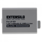 Bateria LP-E5 do Canona EOS-450D / EOS-500D / EOS-1000D, 1100 mAh