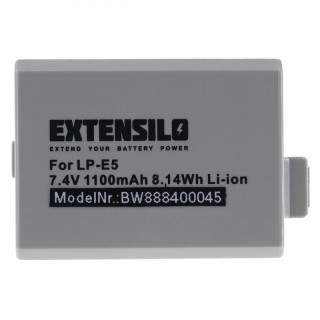 Bateria LP-E5 do Canona EOS-450D / EOS-500D / EOS-1000D, 1100 mAh