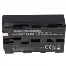 Bateria NP-F550 / NP-F750 do Sony CCD-RV100 / CCD-RV200, 2000 mAh