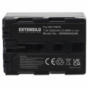 Bateria NP-FM50 do Sony CCD-TRV106K / CCD-TRV108, 3200 mAh