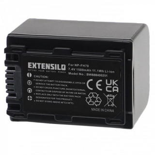 Bateria NP-FH70 do Sony DCR-DVD908E / DCR-HC47 / HDR-CX11E, 1500 mAh