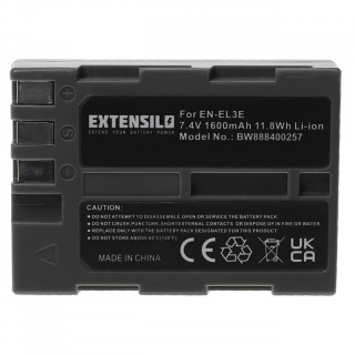 Bateria EN-EL3 / EN-EL3A / EN-EL3E do Nikona D50 / D70 / D80 / D90, 1600 mAh