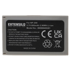 Bateria NP-200 do Minolta Dimage X / Xg / Xi / Xt / Z, 800 mAh
