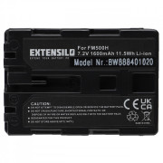 Bateria NP-FM500H do Sony Alpha 57 / 65 / 77 / 99, 1600 mAh