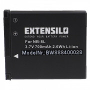 Bateria NB-8L do Canon PowerShot A2200 / A3000 IS / A3100 IS, 700 mAh