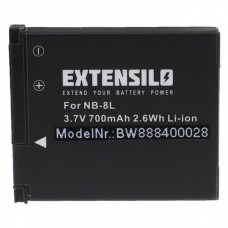Bateria NB-8L do Canon PowerShot A2200 / A3000 IS / A3100 IS, 700 mAh