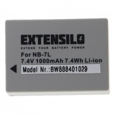 Bateria NB-7L do Canon PowerShot G10 / G11 / G12 / Powershot SX30, 1000 mAh