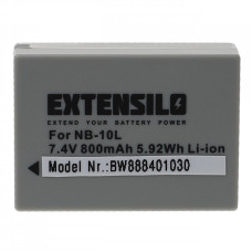 Bateria NB-10L do Canon PowerShot SX40 / SX50 / G10, 800 mAh