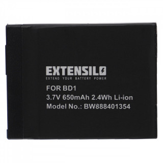 Bateria NP-BD1 do Sony Cybershot DSC-T2 / DSC-T900 / DSC-TX1, 650 mAh