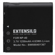 Bateria NP-40 do Casio Exilim Zoom EX-Z30 / EX-Z1000 / EX-Z1200, 1250 mAh
