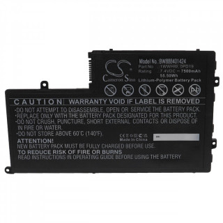 Bateria do Dell Inspiron 14-5442 / 14-5447 / 15-5542 / 15-5547, 7,4 V, 7500 mAh