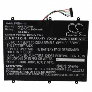 Bateria do Wacom Cintiq Companion 2, 8000 mAh