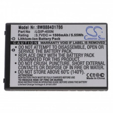 Bateria do LG Optimus C / M / S / T / U / VLG, 1500 mAh