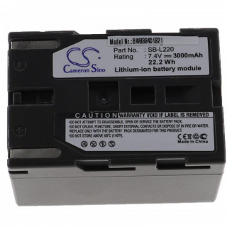 Bateria SB-L220 do Samsunga SC-D130 / VP-D20 / VP-D75, 3000 mAh
