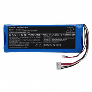 Bateria do JBL Pulse 3, P5542100-P2, 5800 mAh